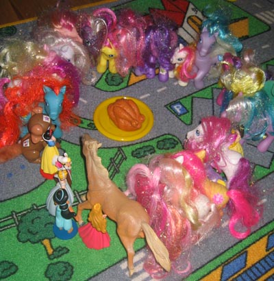 Toy Ponies and Turkey